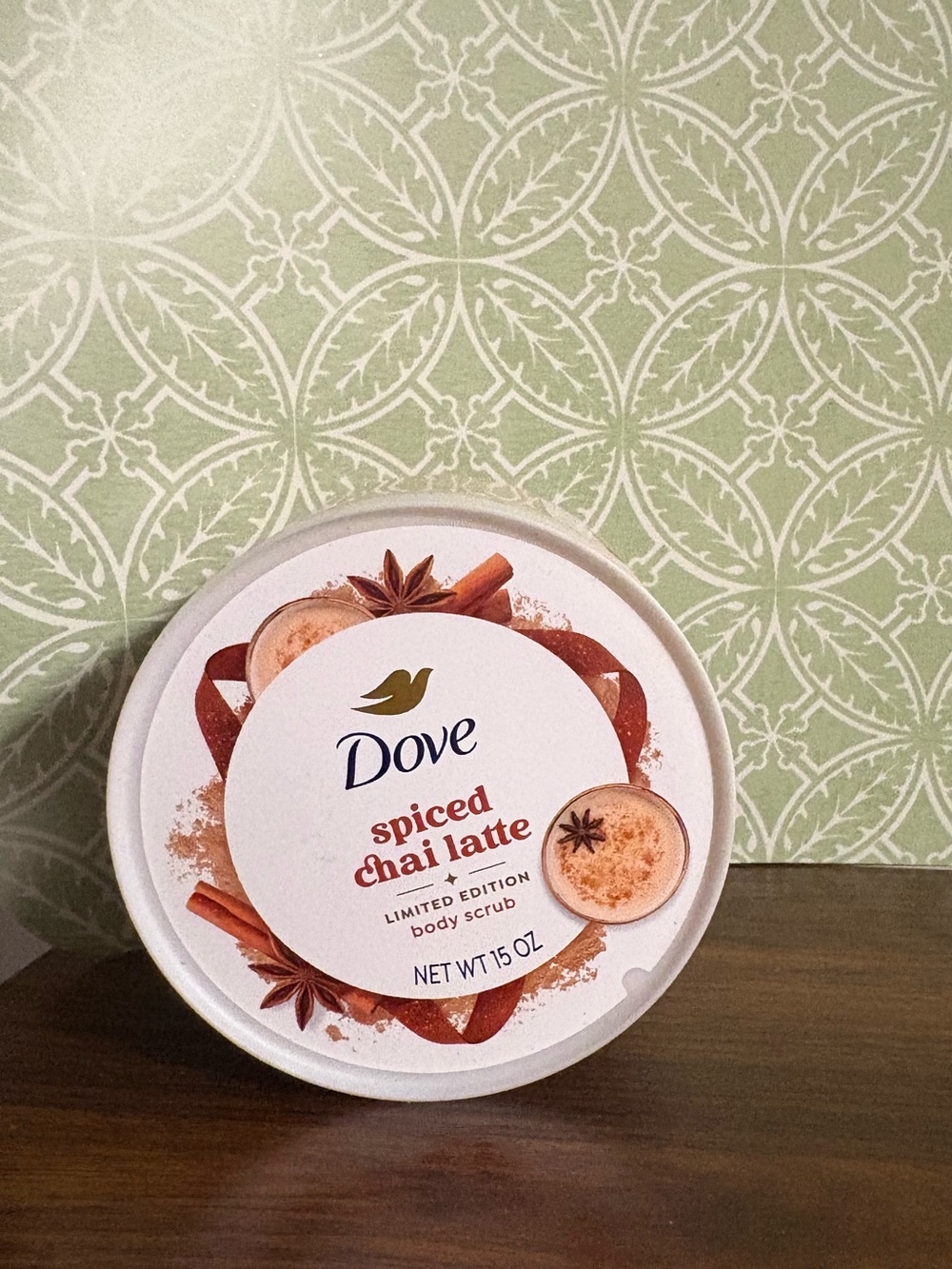 Dove Spiced Chai Latte Body Scrub Limited Edition 15 oz